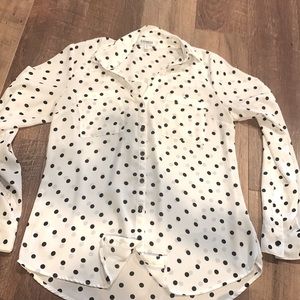 Express button down blouse